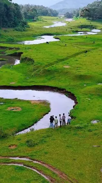 resort with swimming pool in idukki-photo