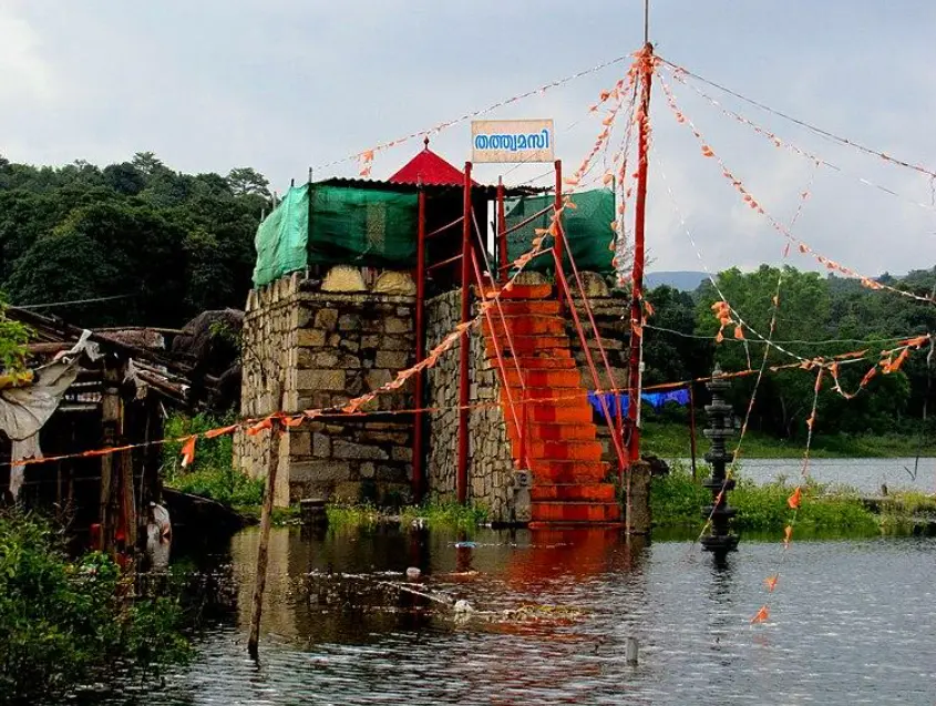 temple-resort with swimming pool in idukki